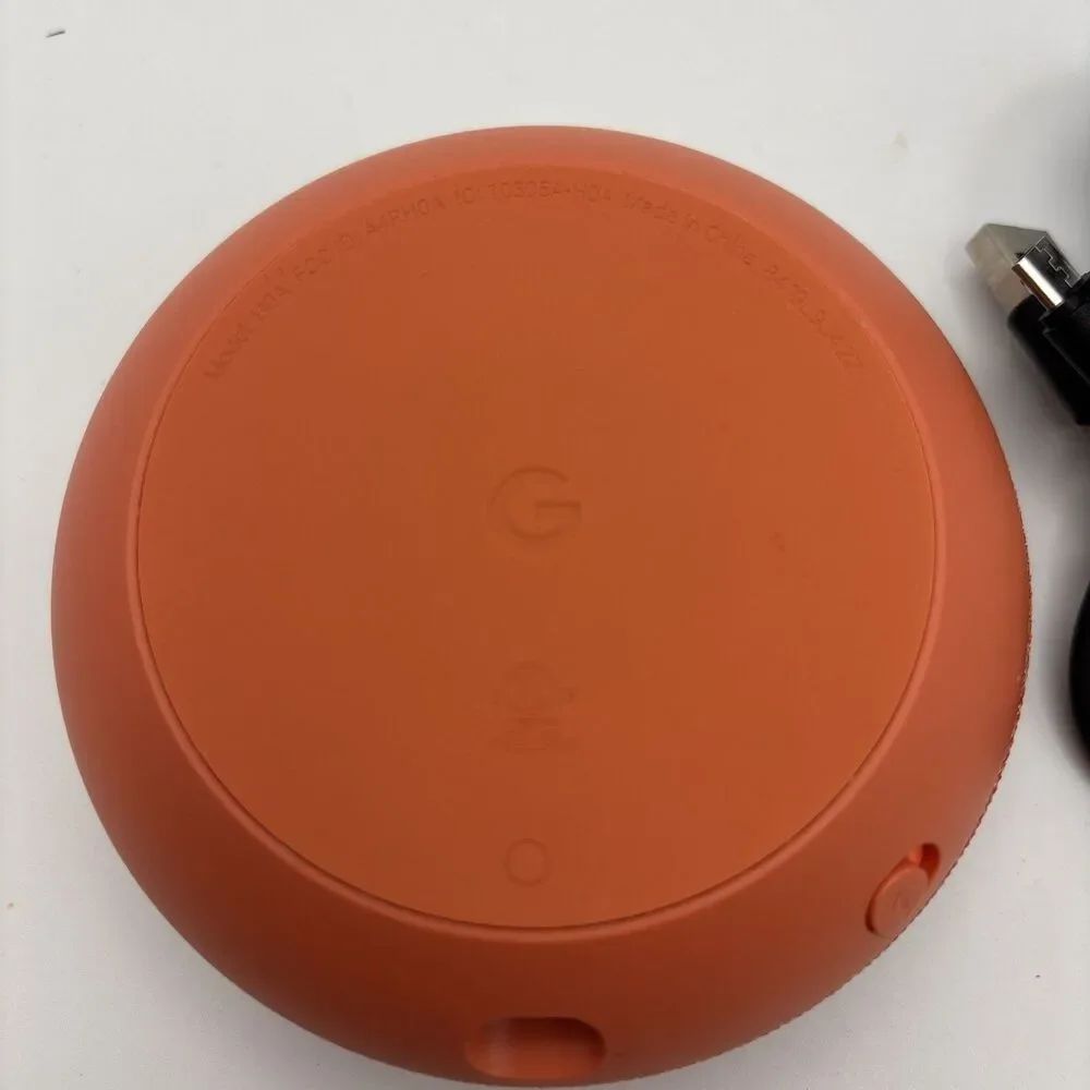 Google Home Mini Smart Speaker Orange A4RHOA Assistant Bluetooth Tested